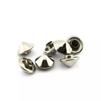 6mm Silver Color Studs And Spikes Punk Decorative Rivet For Leather Clothes Bag Shoe